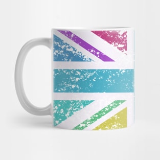 Distressed Union Flag Multicolored Mug